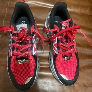 New Balance Women's Red and Black Sneakers